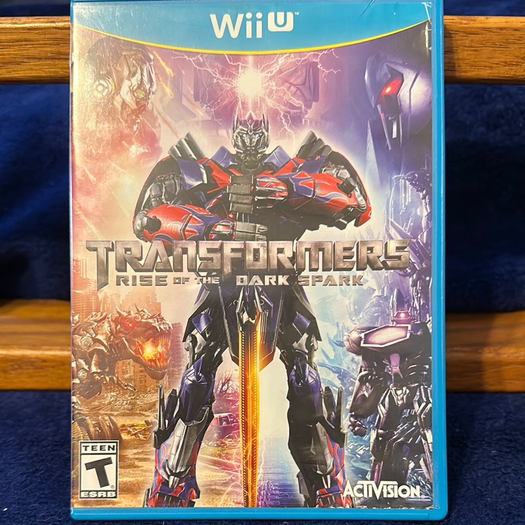 Transformers Rise Of The Dark Spark For Wii U  Blue Case